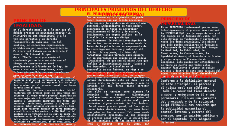 Principios del Derecho Procesal Penal | PDF | Debido al proceso | Juez