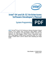 Intel® 64 and IA-32 Architectures Software Developer's Manual