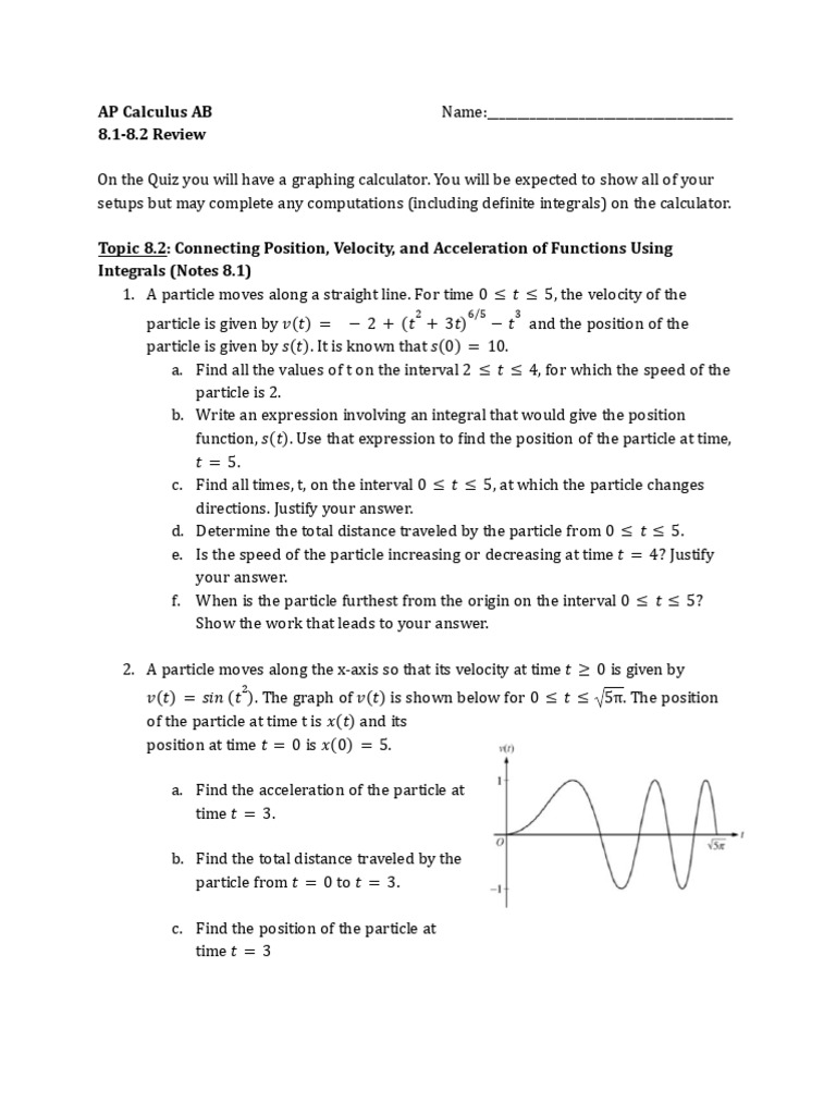 8 1-8 2+review+-+blank | PDF | Tangent | Physics