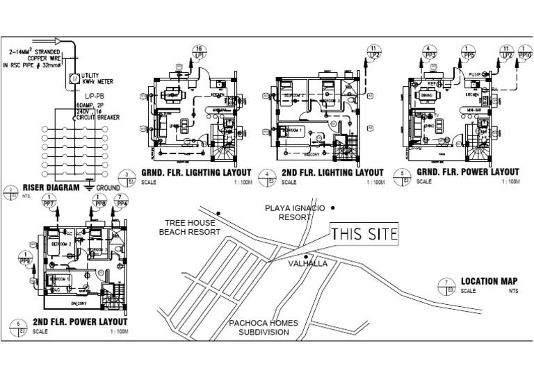 Riser and Floor Layout Diagrams | PDF