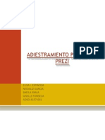 Adiestramiento Programa Prezi