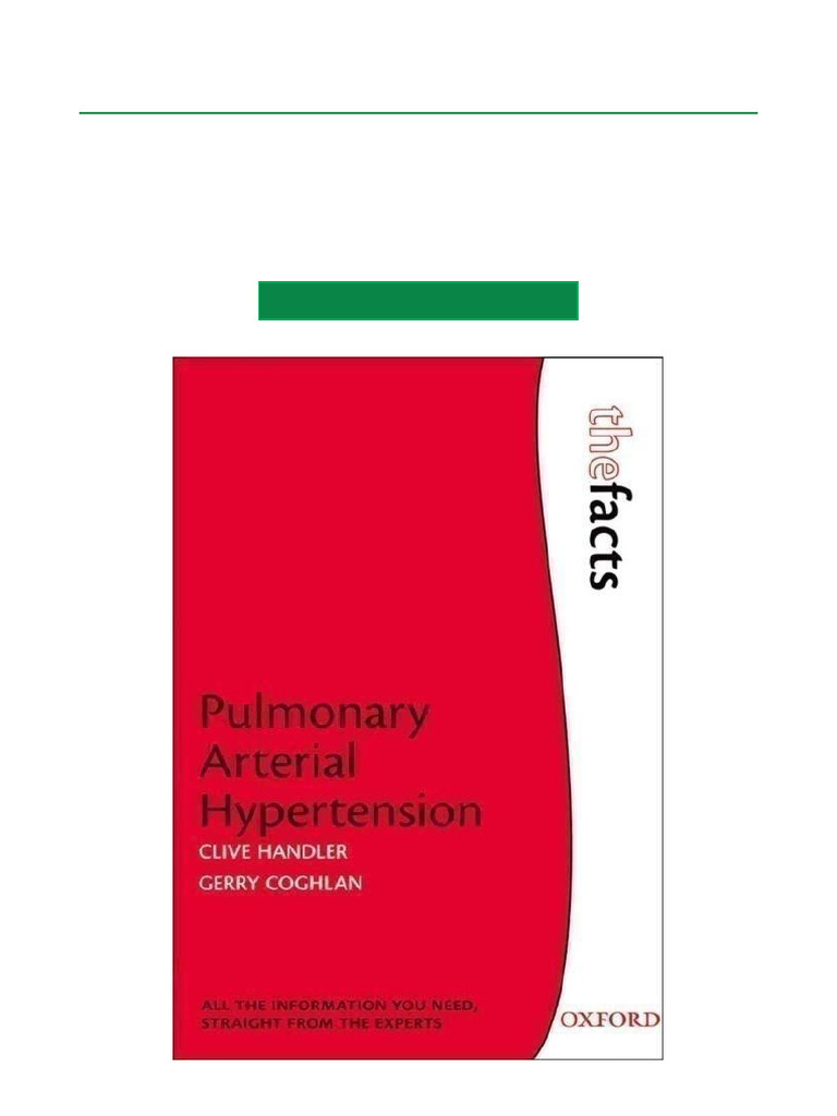 Understanding Pulmonary Arterial Hypertension | PDF | Cardiology ...