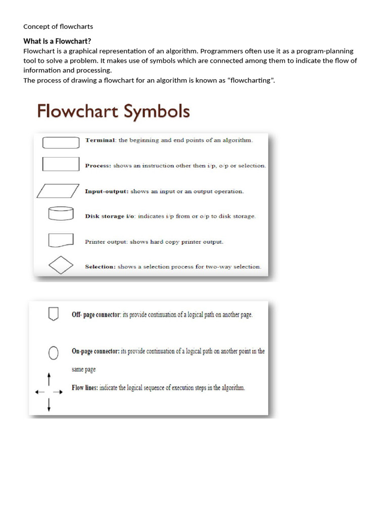 Introduction to Flowcharts | PDF