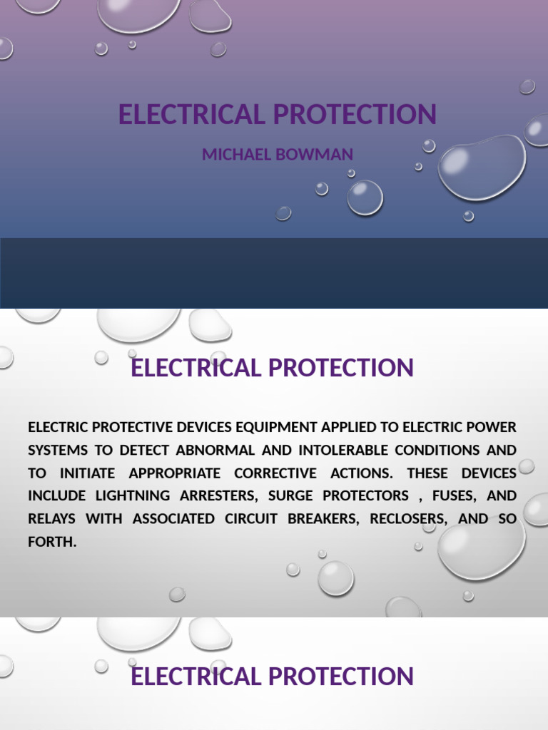 Electrical Protection Class II Overview | PDF | Fuse (Electrical ...