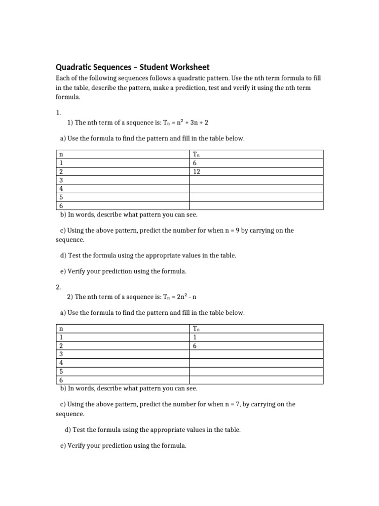 Criterion B Skills For Quadratics | PDF | Mathematics