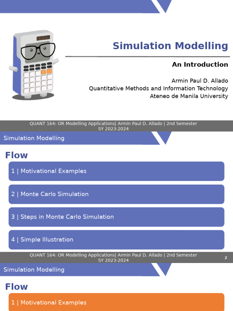 Simulation Modelling | PDF | Option (Finance) | Probability Distribution