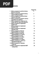 Data Structure Practicals