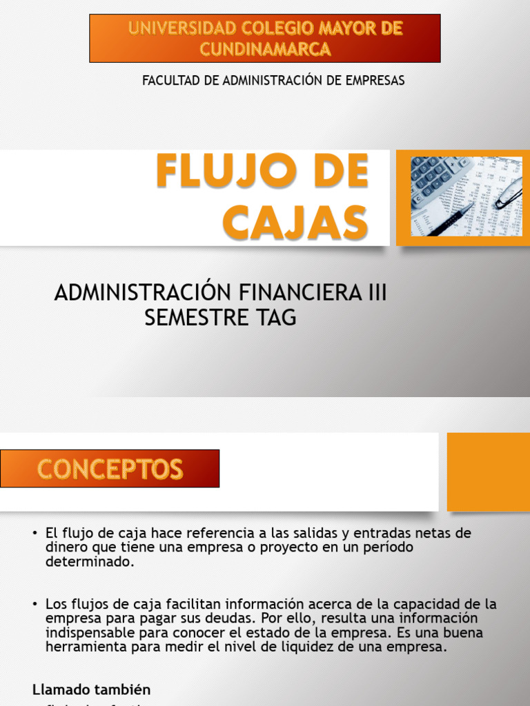 Importancia y Estructura del Flujo de Caja | PDF | Flujo de efectivo ...