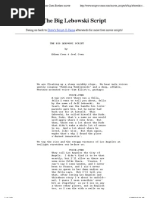 The Big Lebowski Script