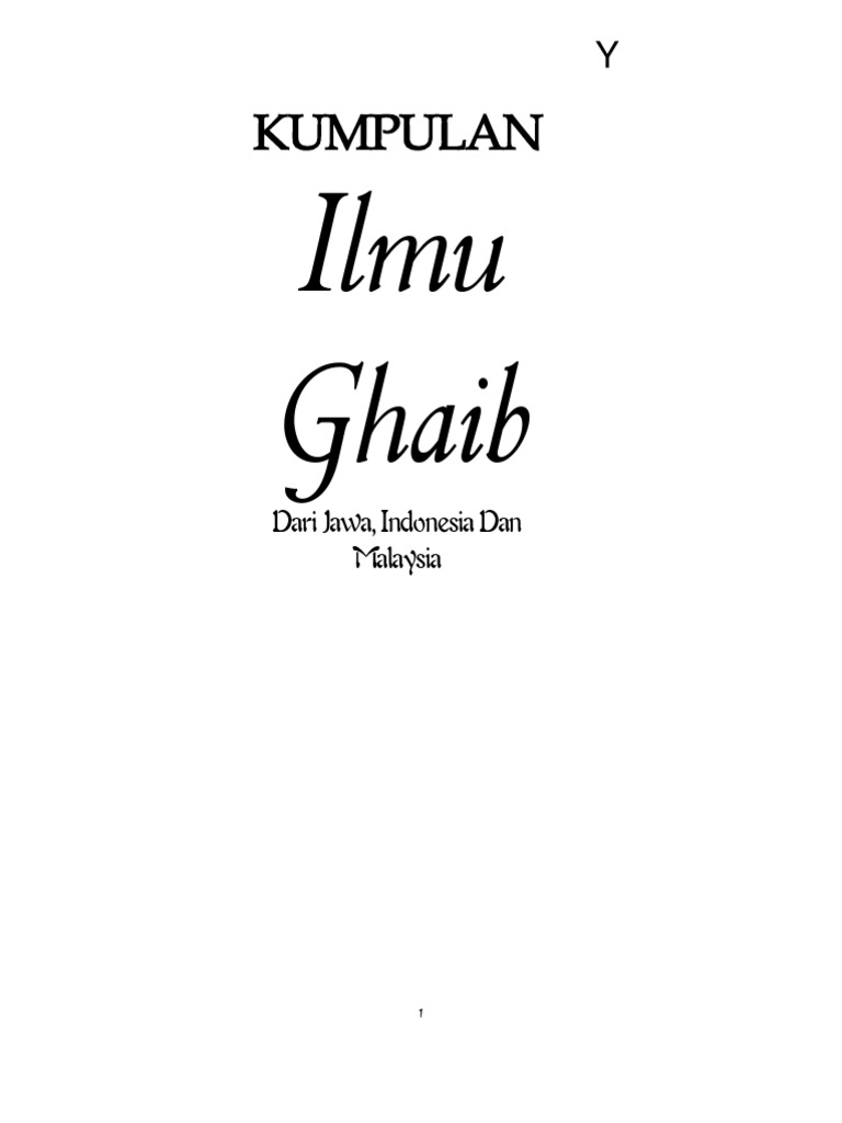 Kumpulan Ilmu Ghaib