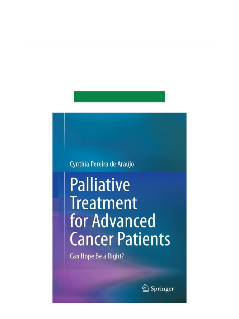 Palliative Care and Patient Hope in Cancer | PDF | Cancer | Colorectal ...