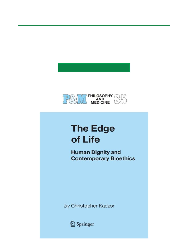 Human Dignity in Bioethics Debate | PDF | Abortion