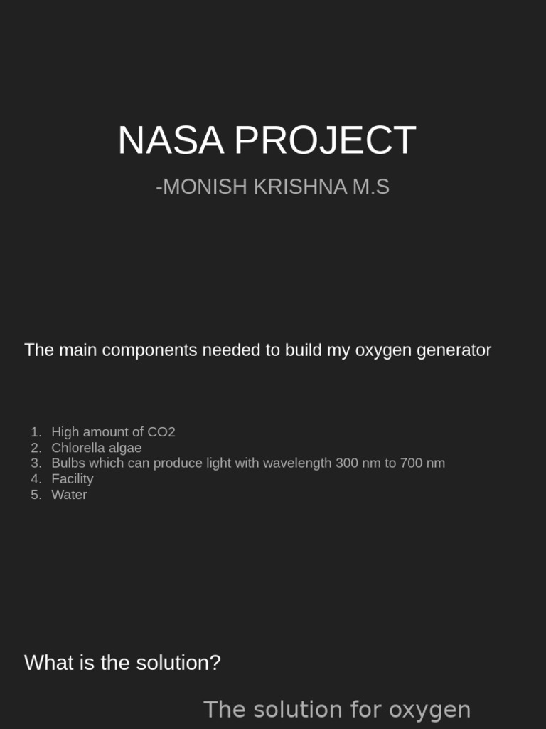 Mars Oxygen Generator Design | PDF