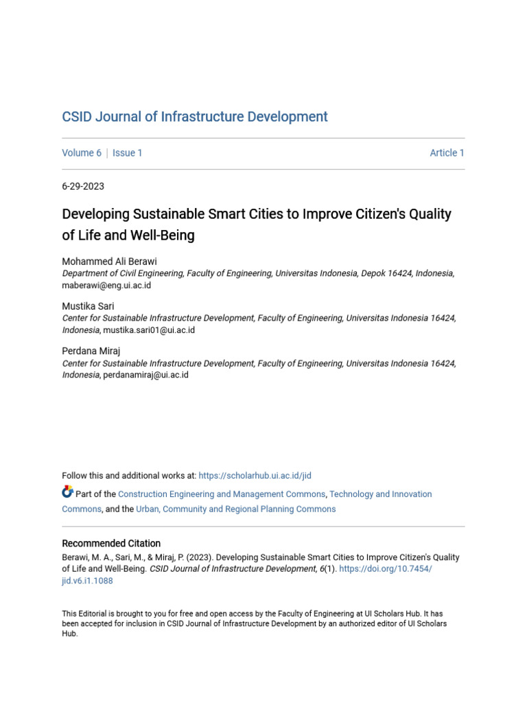 Sustainable Smart Cities for Better Living | PDF | Urban Planning ...