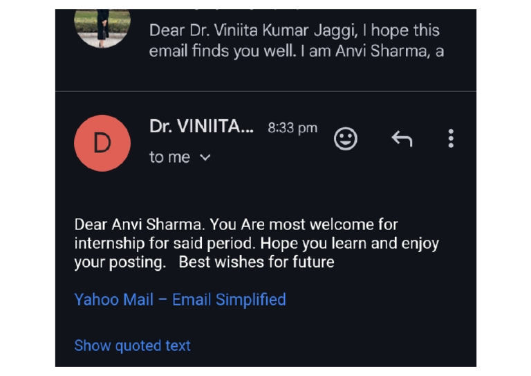 Confirmation Letter | PDF