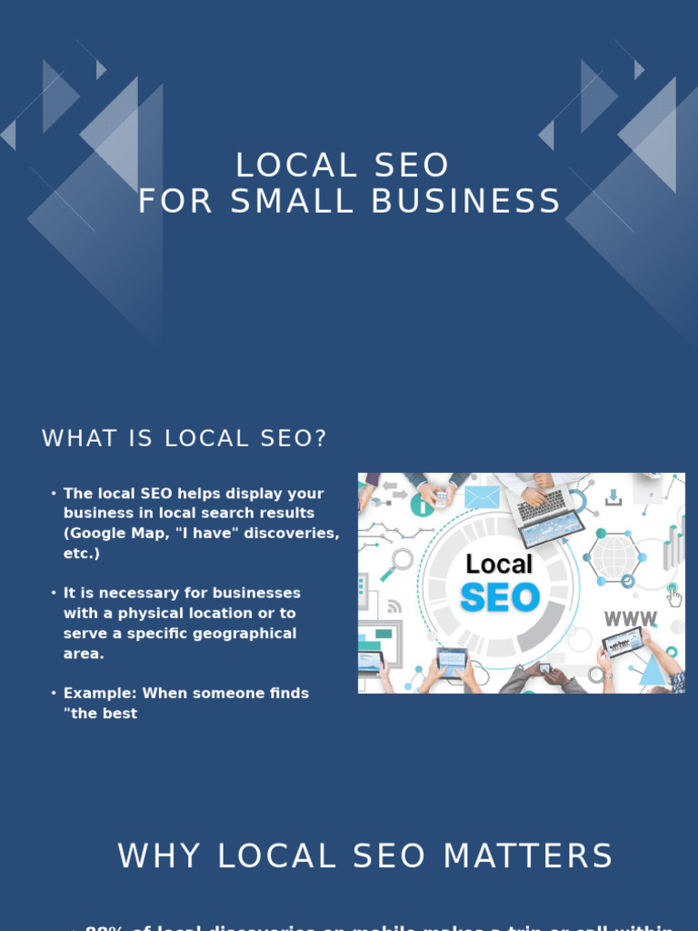 Local SEO Strategies for Small Businesses | PDF
