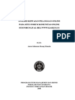 Download Master Degree Thesis - Online Customer Satisfaction Wwwkaskusus by Amru SN8586060 doc pdf