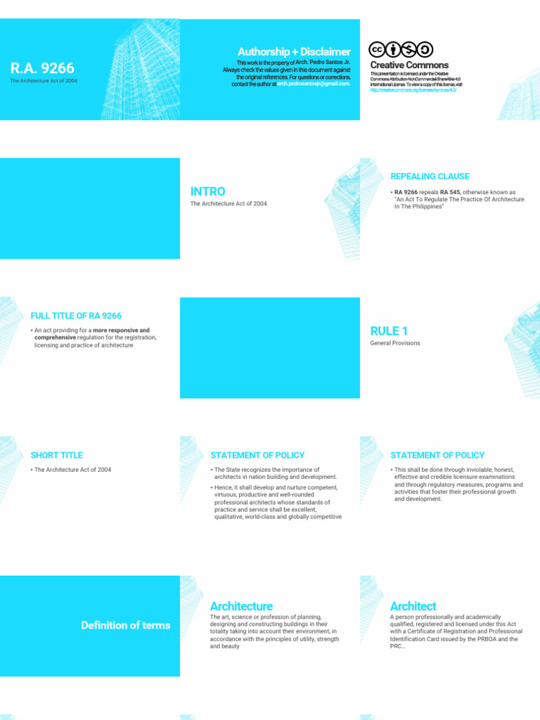 Architecture Act of 2004 Overview | PDF | Architect