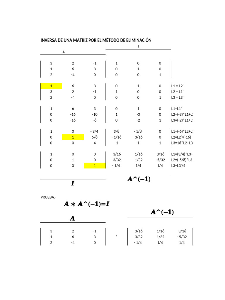 Inv - Matriz 1B | PDF
