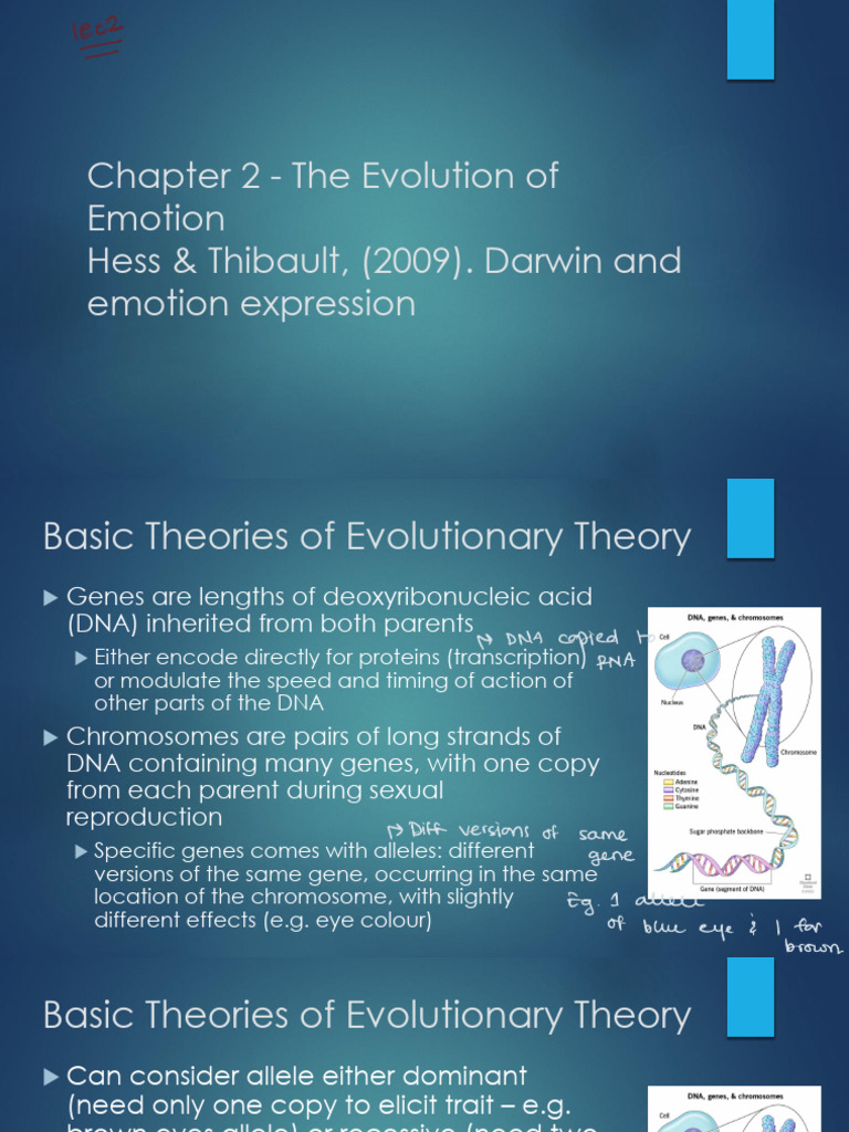 Evolution of Emotions Explained | PDF | Emotions | Gene