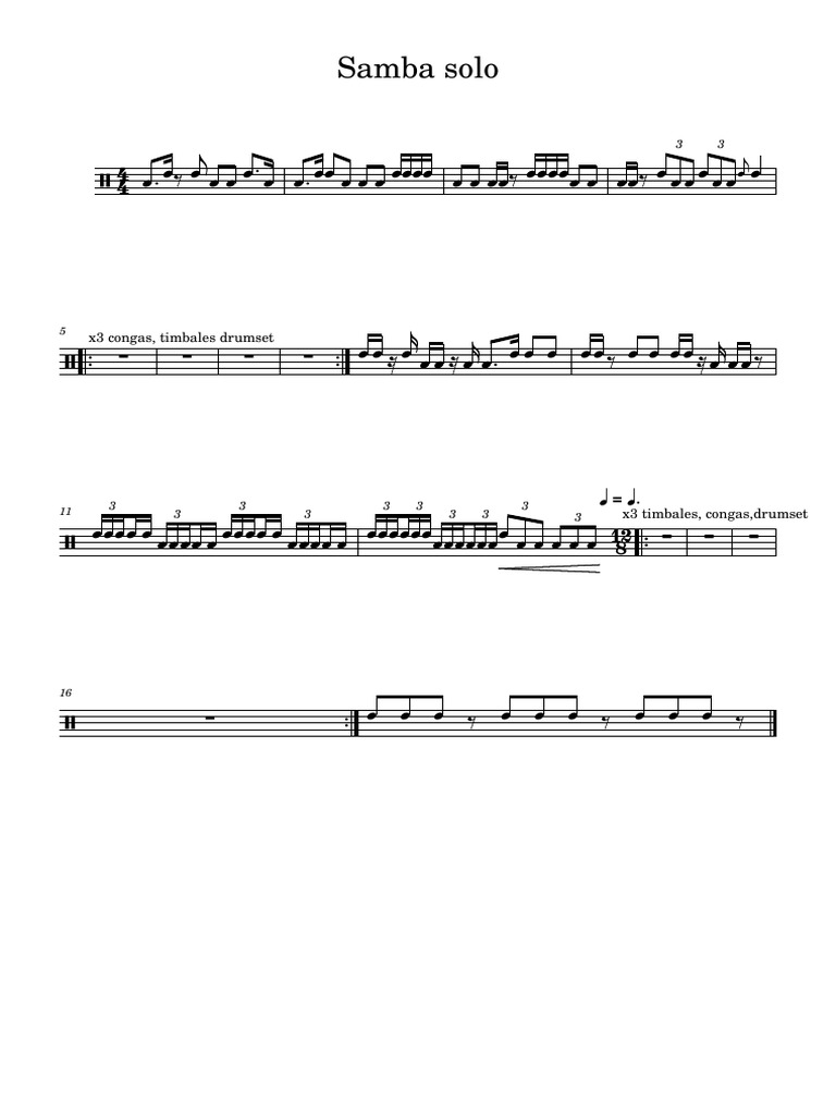 Samba Solo | PDF