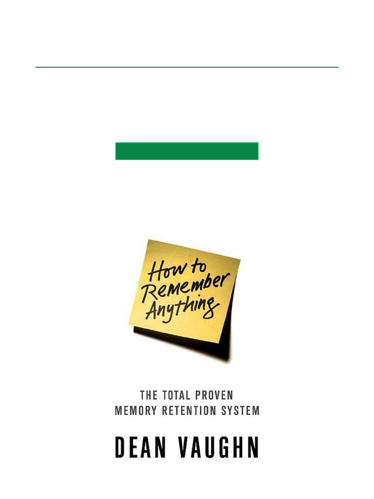 Master Memory Techniques Explained | PDF | Memory | Information