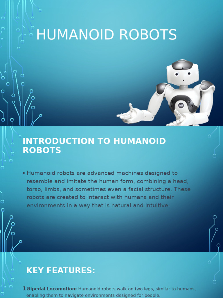 Overview of Humanoid Robots | PDF | Robot | Robotics