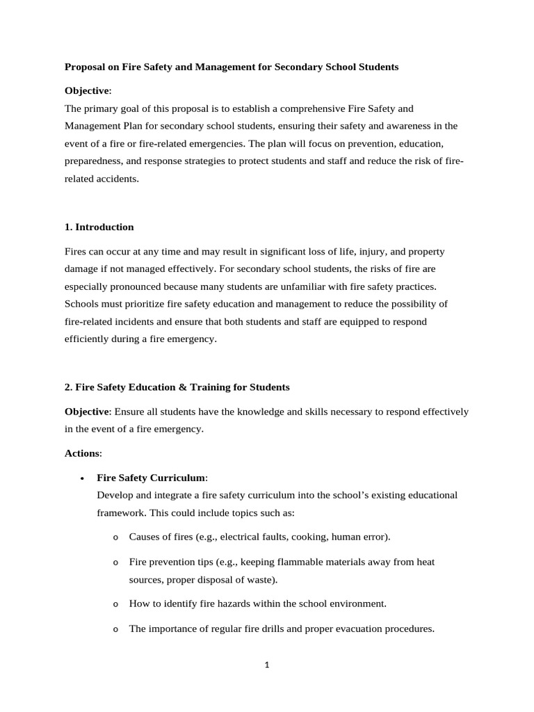 Fire Safety Management for Schools | PDF | Fire Safety | Fires