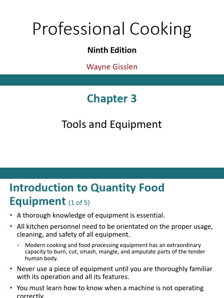 Essential Kitchen Equipment Guide | PDF | Grilling | Cookware And Bakeware