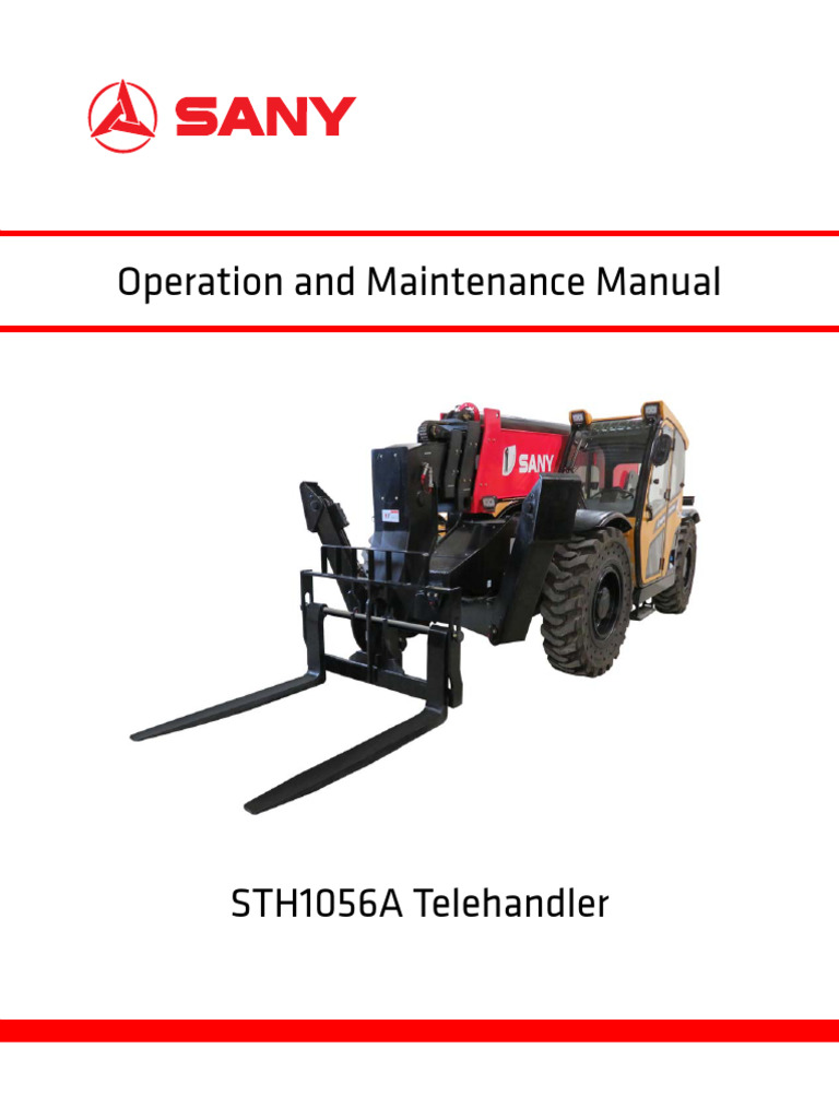 STH1056A Telehandler OMM | PDF | Automotive Industry | Automotive ...