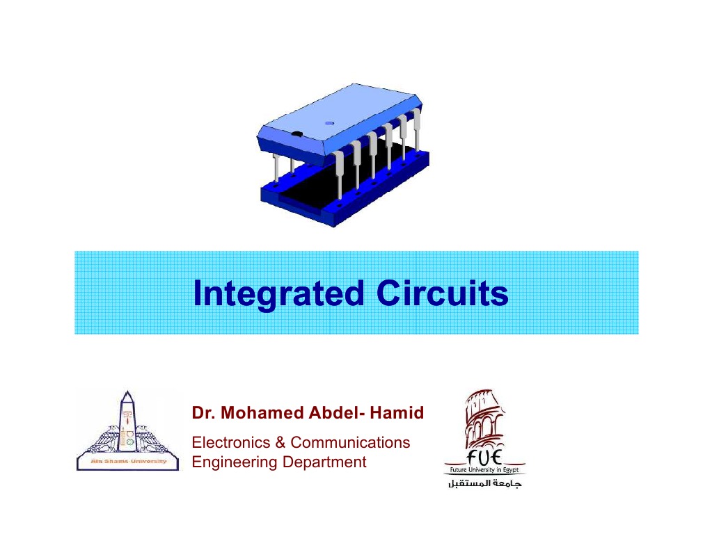 Integrated Circuits Integrated Circuits Integrated Circuits Integrated Circuits PDF