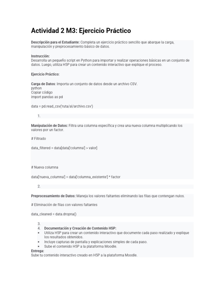 Actividad 2 M3 | PDF
