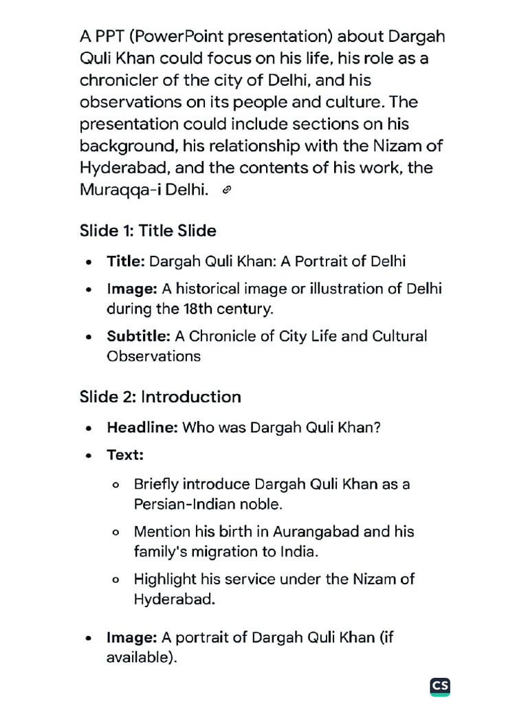 Dargah Quli Khan | PDF