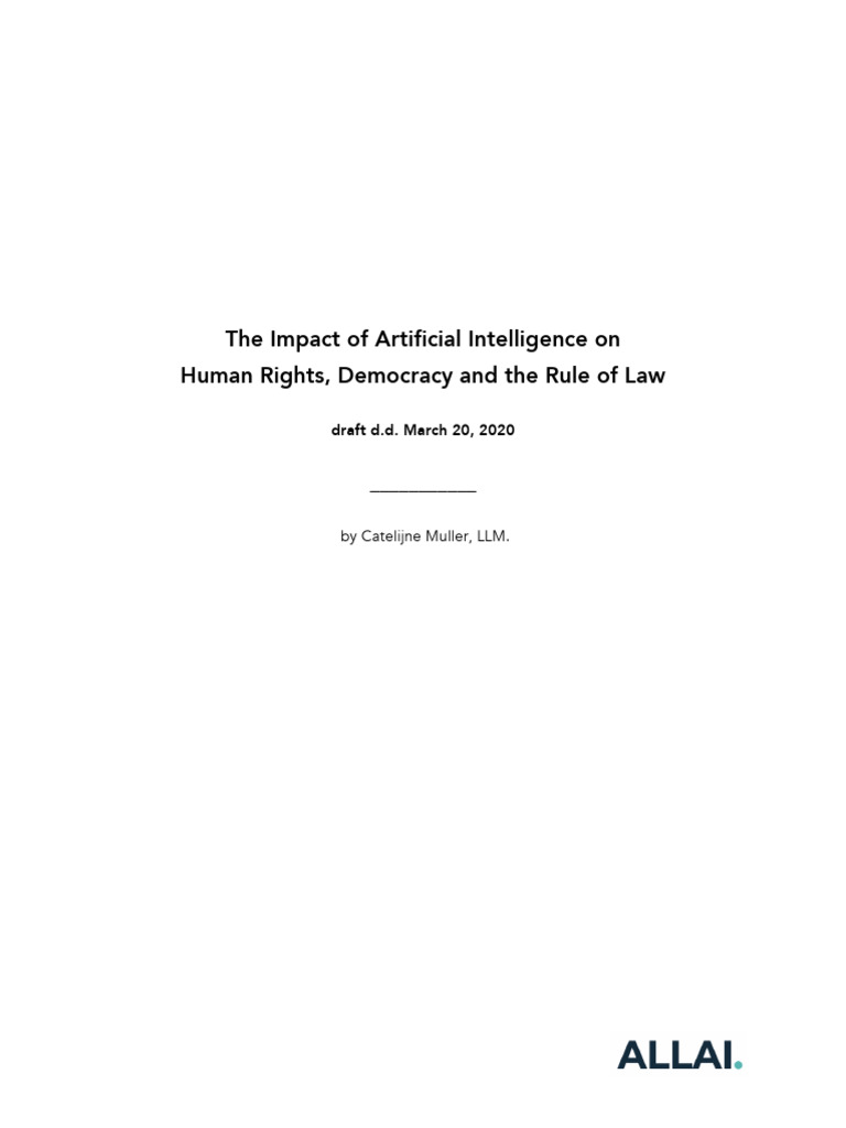 AI's Impact on Human Rights & Democracy | PDF | Artificial Intelligence ...