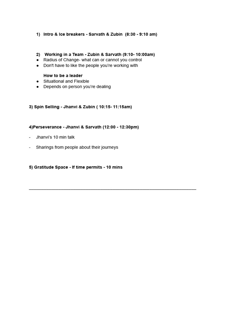 16th Core Bootcamp - Final Agenda | PDF