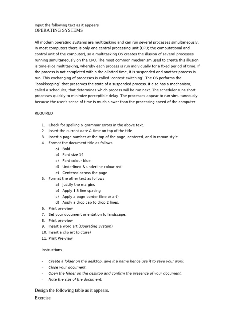 Understanding Multitasking in OS | PDF | Computing | Computer Architecture
