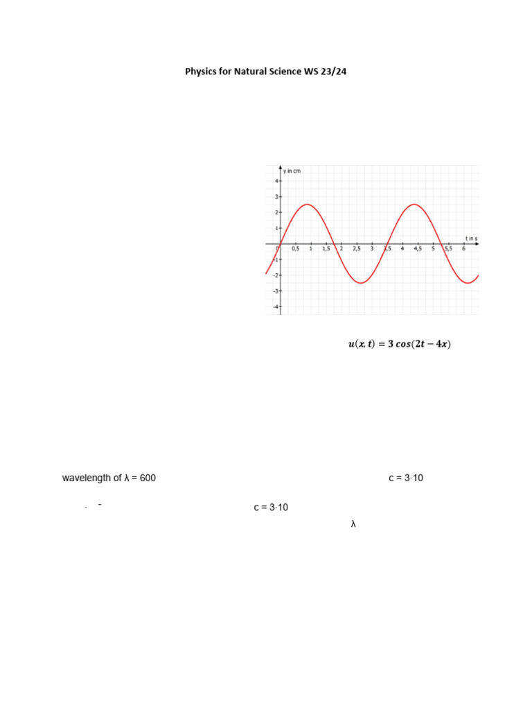 Physics Problem Set: Harmonic Motion & Waves | PDF