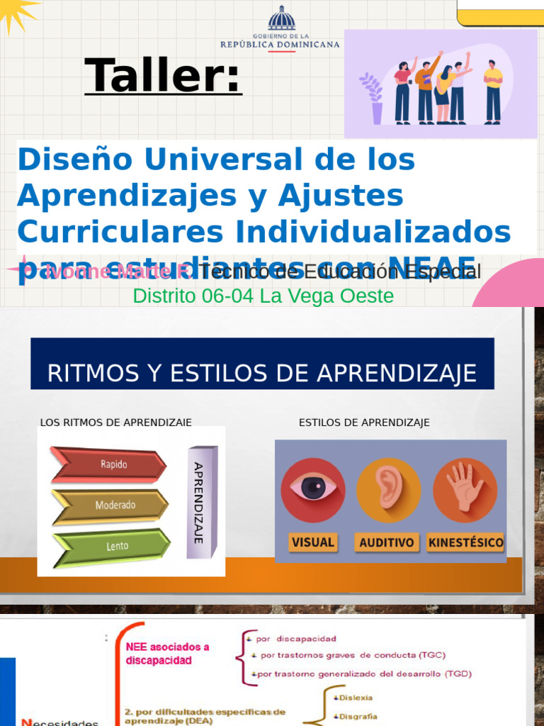 Ajustes Curriculares para NEAE en Educación | PDF | Evaluación | Plan ...