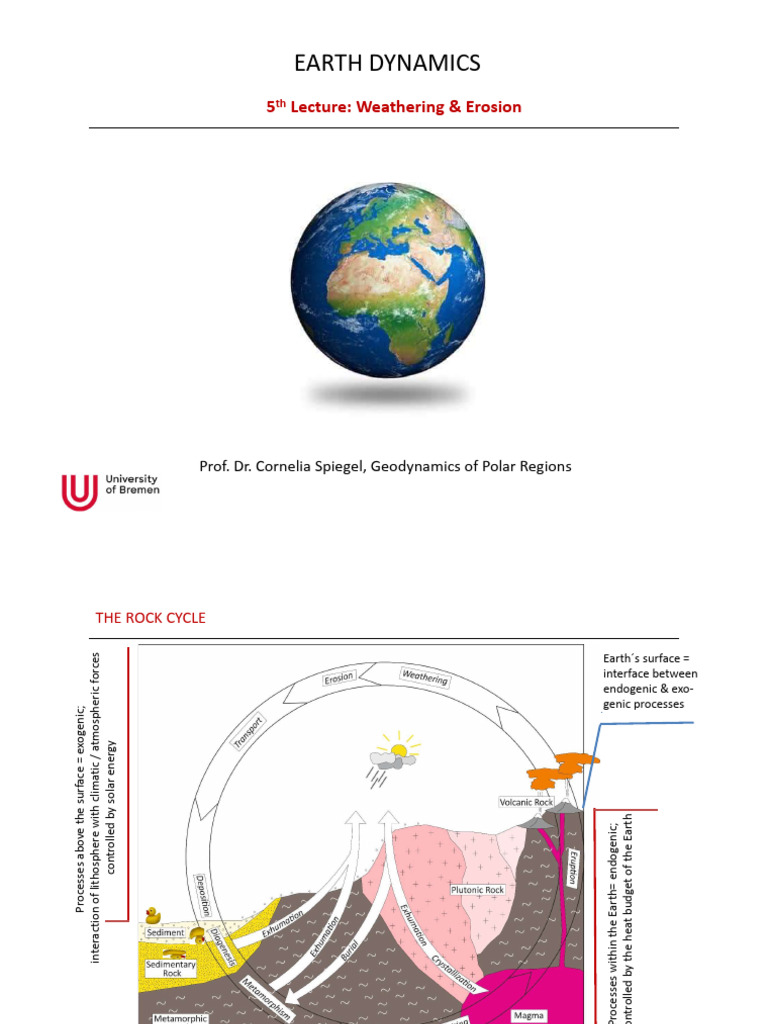 Weathering and Erosion Processes Explained | PDF | Weathering | Erosion