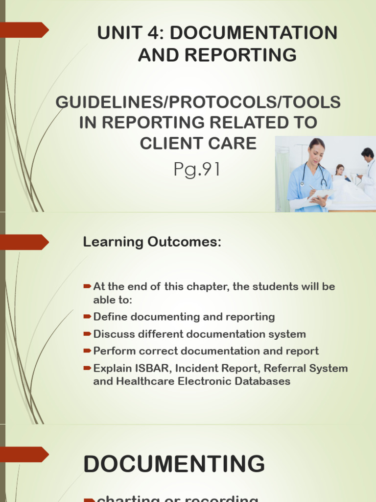 Client Care Documentation Guidelines | PDF | Electronic Health Record ...