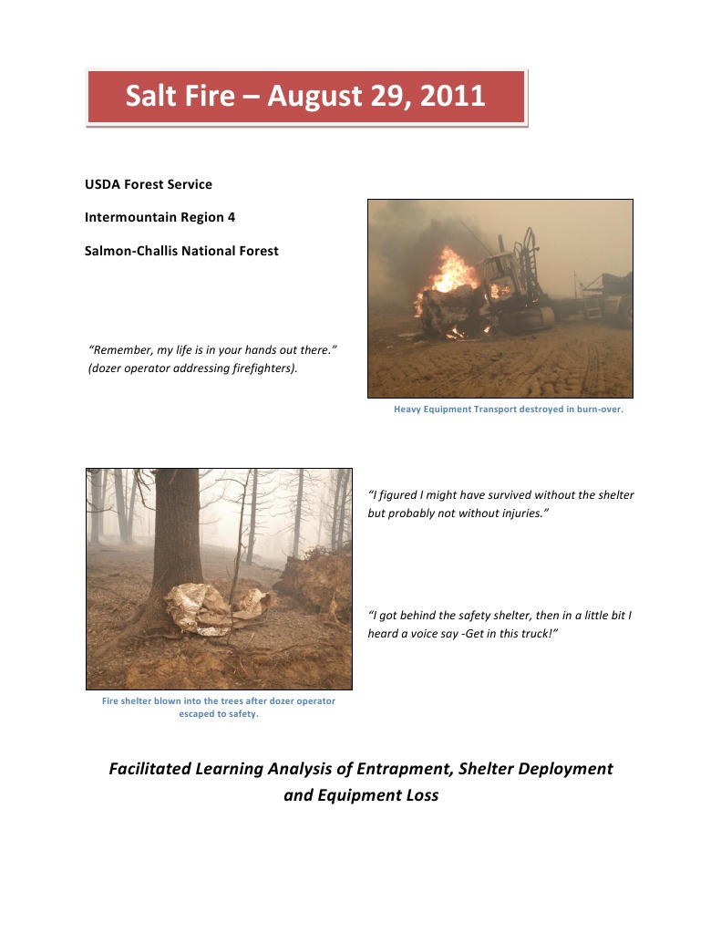 Salt Fire - August 29, 2011: USDA Forest Service Intermountain Region 4 ...