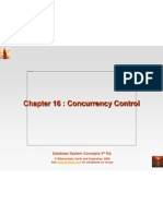 Chapter 16: Concurrency Control: Database System Concepts 5 Ed