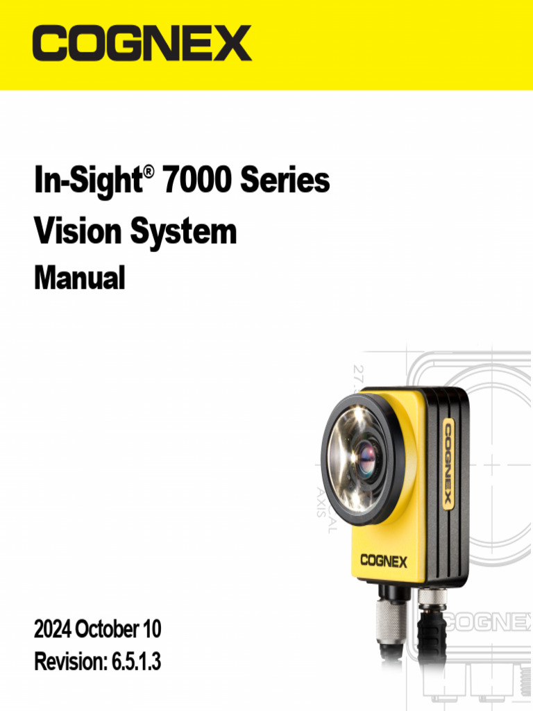 In-Sight 7000 Series Vision System Manual | PDF | Screw | Light