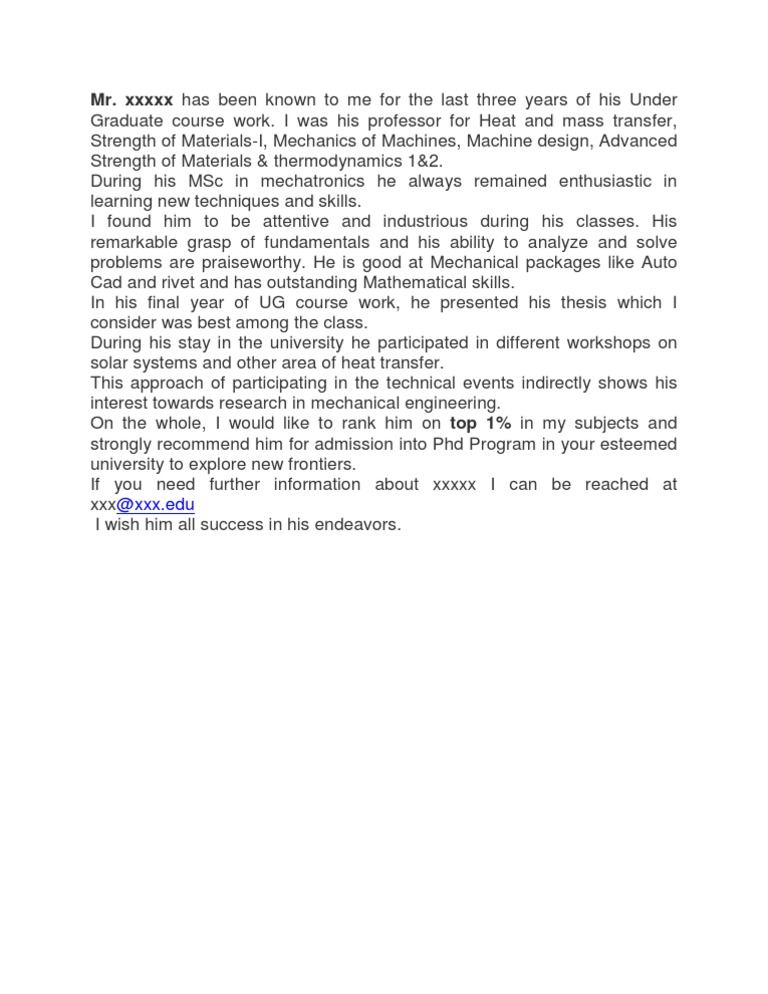 Esl phd letter sample image