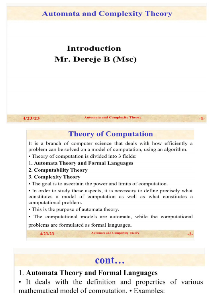 Automata | PDF