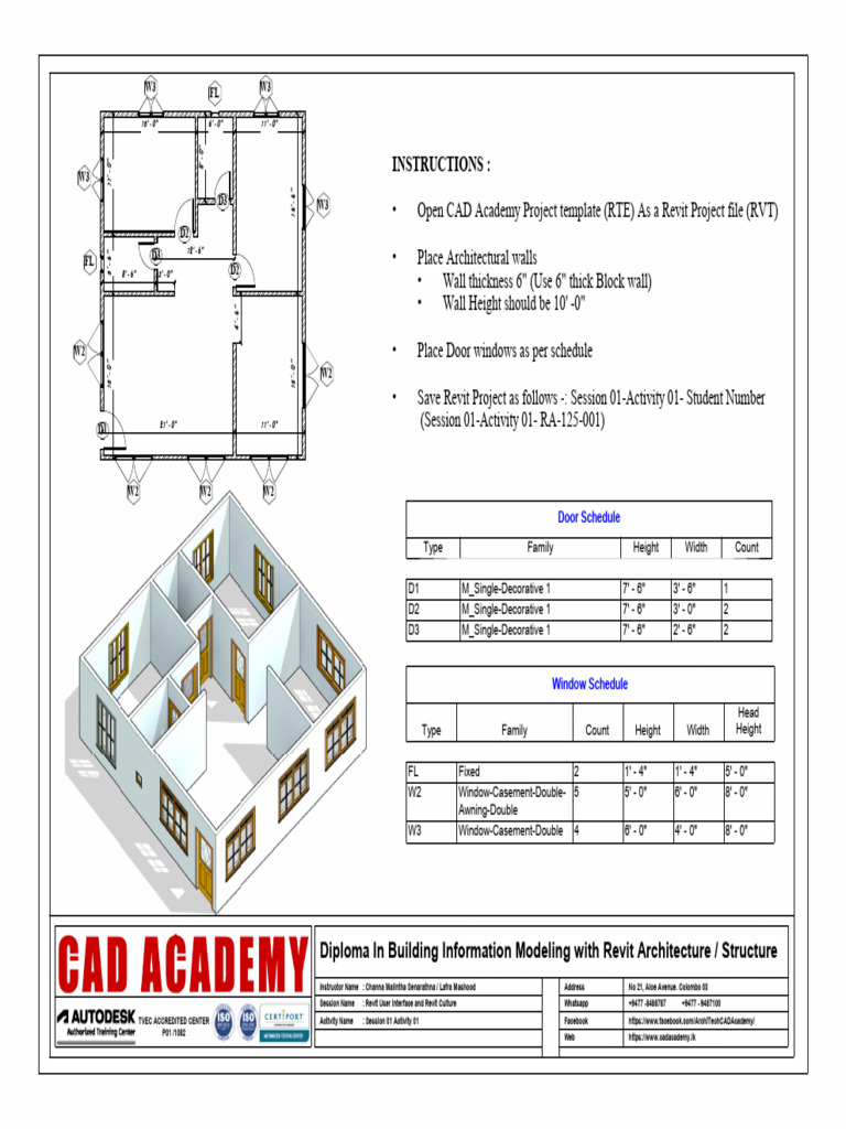 Revit Door and Window Schedule Guide | PDF | Autodesk Revit | System ...