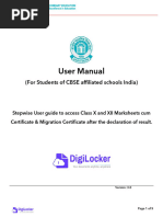 Access CBSE Marksheets via DigiLocker | PDF | Cyberspace | World Wide Web