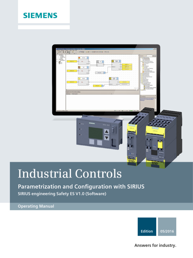 SIRIUS Engineering Safety ES Manual | PDF | Computer Engineering | Software