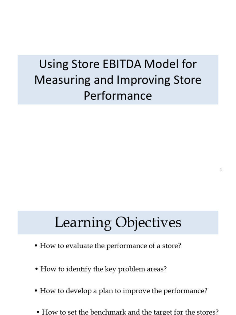 Enhancing Retail Store Performance | PDF | Income Statement | Business ...