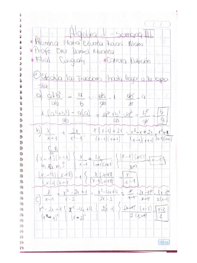 Algebra 3 | PDF